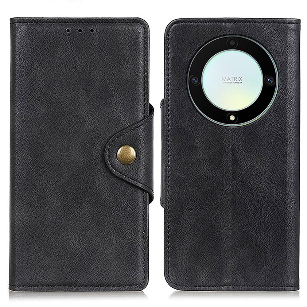 For Honor X9a 5G X40 5G Magic5 Lite 5G Wallet Stand Phone Cover PU Leather Brass Buckle Cell Phone Case For Honor X9a 5G X40 5G Magic5 Lite 5G Wallet Stand Phone Cover PU Leather Brass Buckle Cell Phone Case